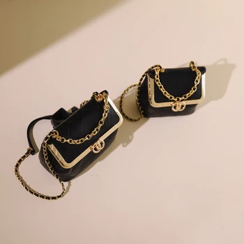 

Diamond Lattice Chain Women Small Bag 2020 New Fashion Shoulder Crossbody Bag Hit Color Party Lipstick Pocket A701