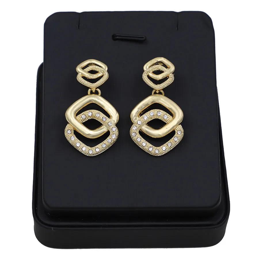 TSROUND Dubai Quality Jewelry Set for Women African Female Gold Color Drop Earrings Necklace Ring Bracelet