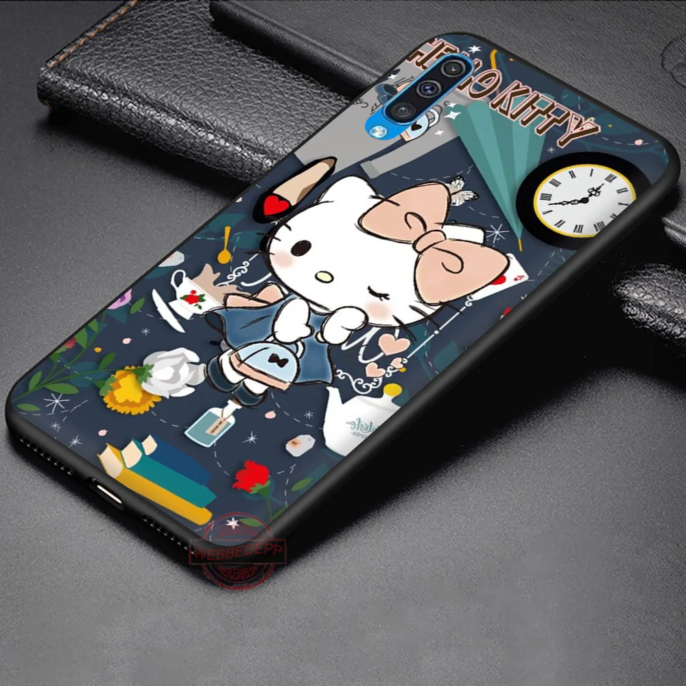 WEBBEDEPP Hello kitty Мягкий чехол для телефона для samsung A10S A6 7 8 9 A10 20 A40 A50 A60 A70S M10 M20 30