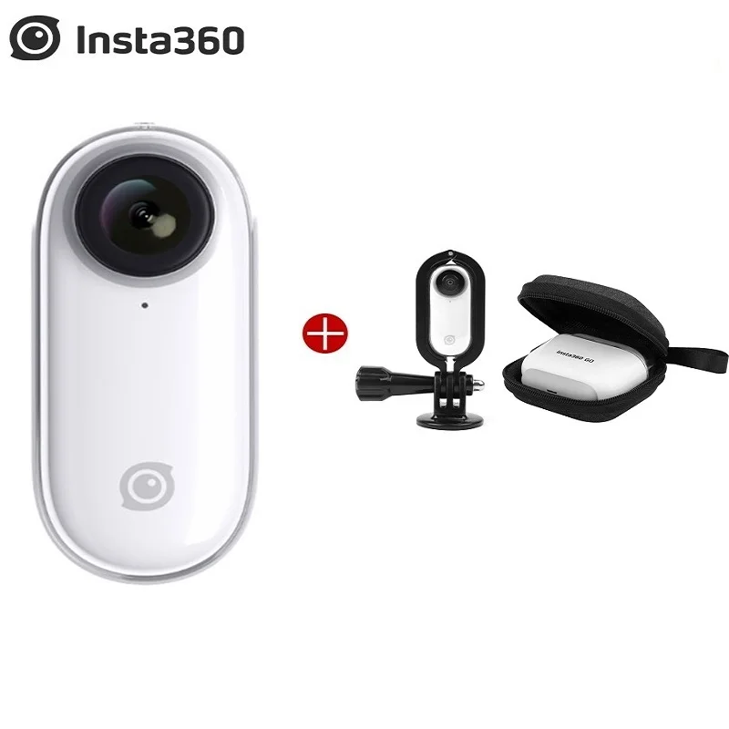 In Stock Insta360 GO New Action Camera AI Auto Editing Hands-free Insta 360 Go Smallest Stabilized Camera For iPhone& Android - Цвет: Bundle 4