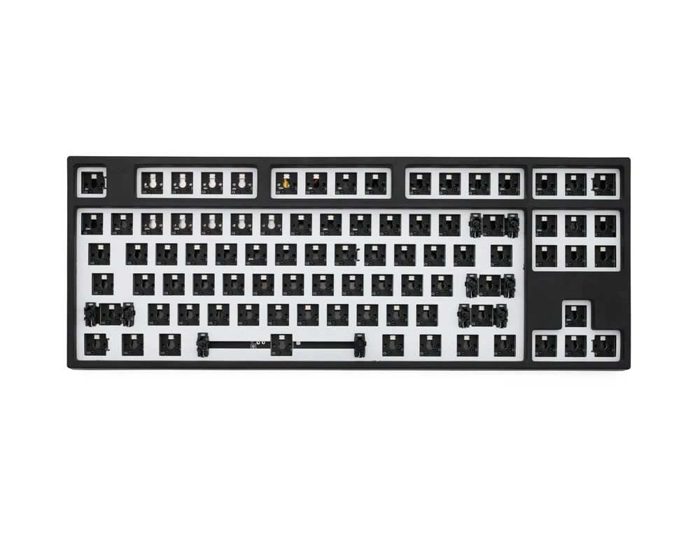 Chave de Modo Interruptor de Efeitos de Iluminação Led tipo c Dual Bluetooth Teclado Mecânico 80% Tkl Hot Swappable Interruptor Rgb Mkb87 87 Kit - Imagem 4