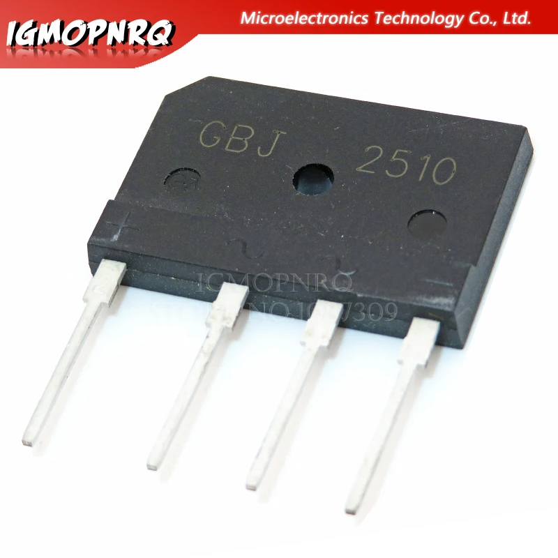 

5pcs GBJ2510 2510 Bridge Rectifiers 1000V 25A new original
