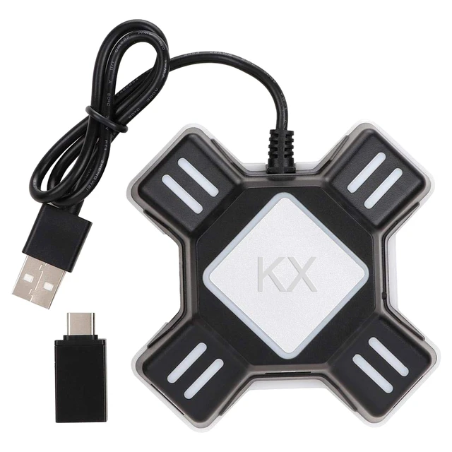 Adaptateur de convertisseur de clavier et souris Portable, pour  Switch/x-box/PS5 KX, adaptateur de contrôleur de manette de jeu - AliExpress