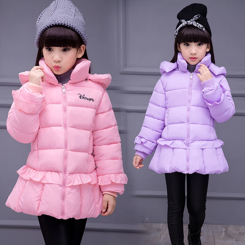 

Girl Winter Jacket Children's Down Cotton Section New Thickening Autumn and Winter Hooded Jacket Winter Jacket for Girls