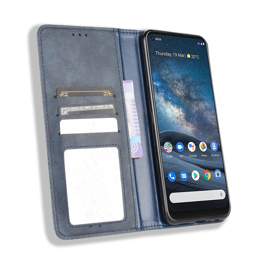 Luxury Leather Flip Cover with Stand & Card Slot