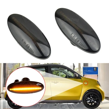 

Side Marker Lights For Smart Forfour W453 2015-2019 LED Dynamic Turn Signal Blinker Repeater Sequential Indicator
