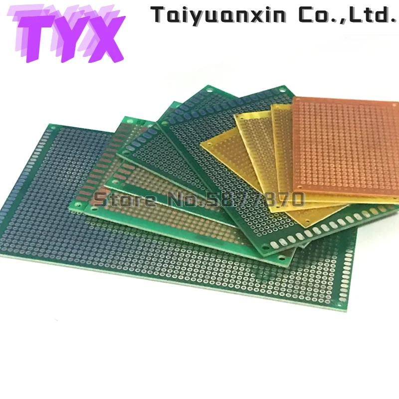 

5PCS PCB Prototype Board Copper-Plate Breadboard Universal Stripboard Prototyping Veroboard diy Universal Printed Circuit