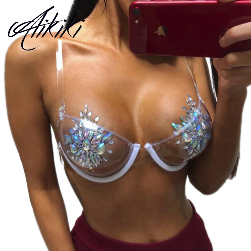 brasier transparente de plastico