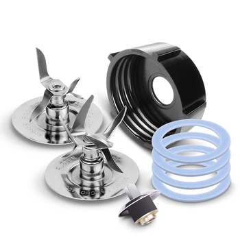 

SANQ Replacement Parts Compatible with Blender Ice Blades Gasket Coupling Stud Slinger Pin Kit for Oster Blender Accessories