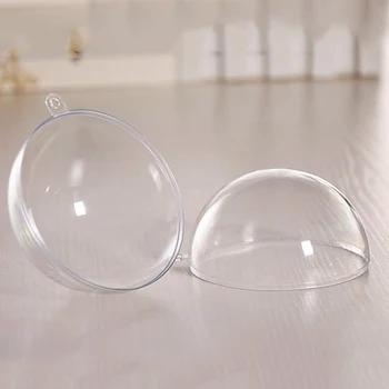 

Fillable Clear Hanging Ball Wedding Party Candy Box Ornament Bauble Decor Gift