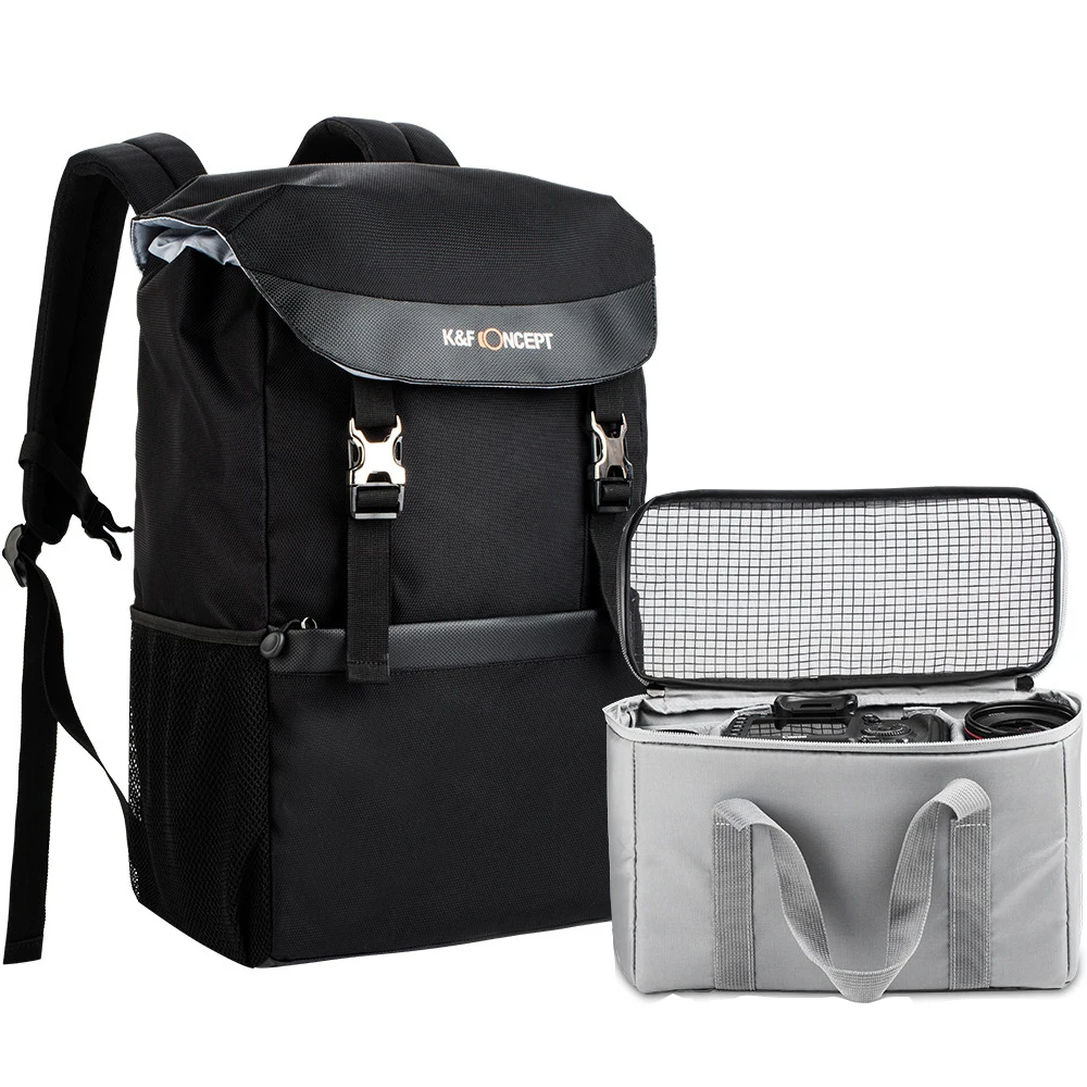 

Lightweight Waterproof Camera Bag Backpack Photography Outdoor Travel Nylon Camera Lens Bags Camera Cases for Canon Nikon Sony