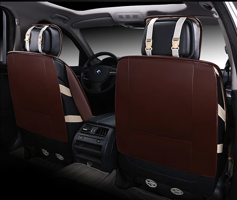 Кожаный чехол для сиденья Volkswagen polo 9n vw polo sedan 6r touareg passat b3 Golf 7 caddy Tiguan все модели автомобильные аксессуары