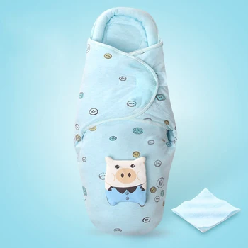 

Baby Sleeping Bag Cocoon Pillow Blanket Bedding Cotton For Newborn Baby Girl Spring Sleep Sack Newborn Diaper Summer Zipper