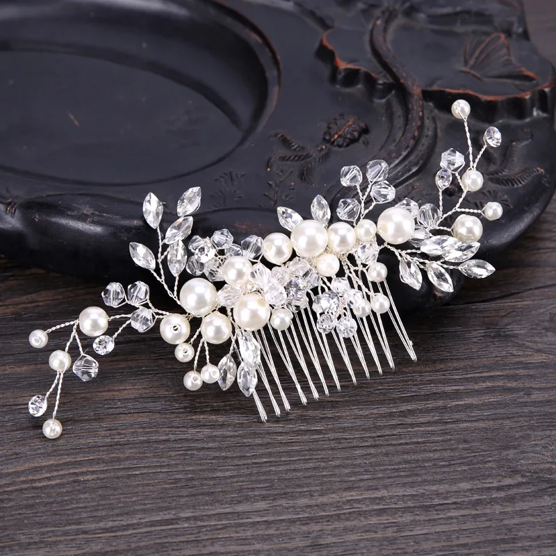 Bridal Hair Comb Fashion Hairwear Wedding Hair Accessories Comb for Women Girl 