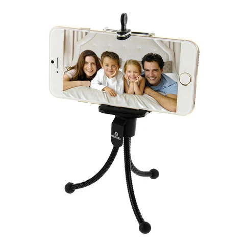 Flexible Sponge Octopus Tripod 360° Adjustable Travel Portable Camera Stand Compatible With Cell Phones For Smartphone