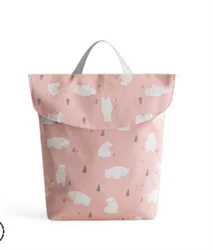 Diapering pacotes de treinamento toalete mini impermeável molhado seco saco para bebê infantil pano fralda bolsa reutilizável