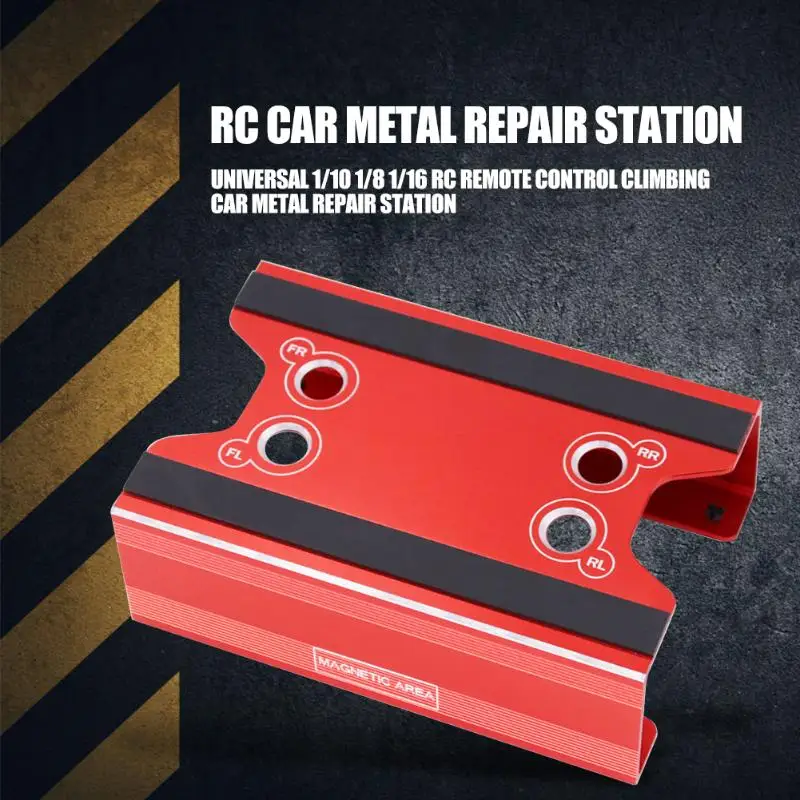 

Multi-function Metal Repair Station Shunting Table with Magnet Climbing Car Universal 1/10 1/8 1/16 Remote Control Toys