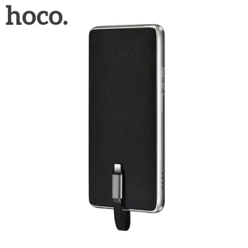 

HOCO J1-10000 Power Bank Mobile Power Supply Aluminum Polymer Large Capacity Self Contained Charge Cable Small And Portable
