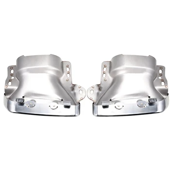 

2Pcs Car Single Hole Exhaust Pipe Muffler For Mercedes Benz W221 W164 05-12