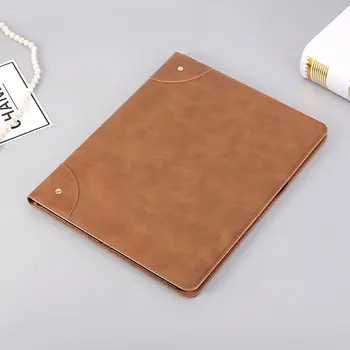 

Restoring ancient Leather Tablet Case For Ipad Pro 12.9 inch 2018 Funda Wallet clip Flip Stand Cover Smart Coque+Pen