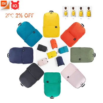 

Xiaomi Small Backpack Bag Urban Leisure Multiple Capacity Options Simple Design Water Repellent For Colorful Youth Vitality Trip