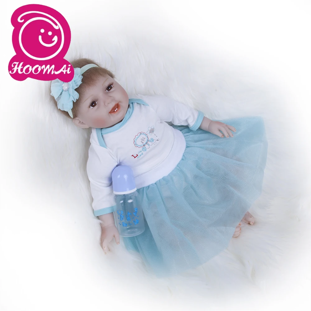 Reborn Baby Doll Lifelike Soft Silicone Bebe Reborn Real Gentle Touch Toys Gifts for Children Silicone Doll Toys for Girls