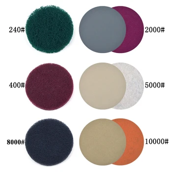 

Reusable Sanding Disc Polishing Pads Mop DIY Car Headlight Cleaning Repair Tool