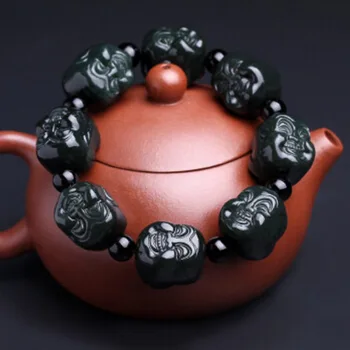 

Xinjiang Hetian Jade Sapphire Bracelet