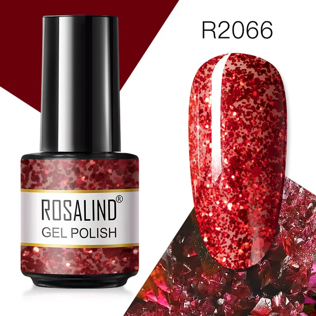 ROSALIND Gel Nail Polish 7ML Matte Base Top Coat For Soak Off Gel Polish UV LED Gel Semi Permanent Varnishes Design Nail Art RAR2066