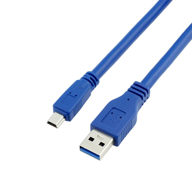 

Mini USB 10pin cable Mini 10pin male to USB3.0 male data cable for hardisk