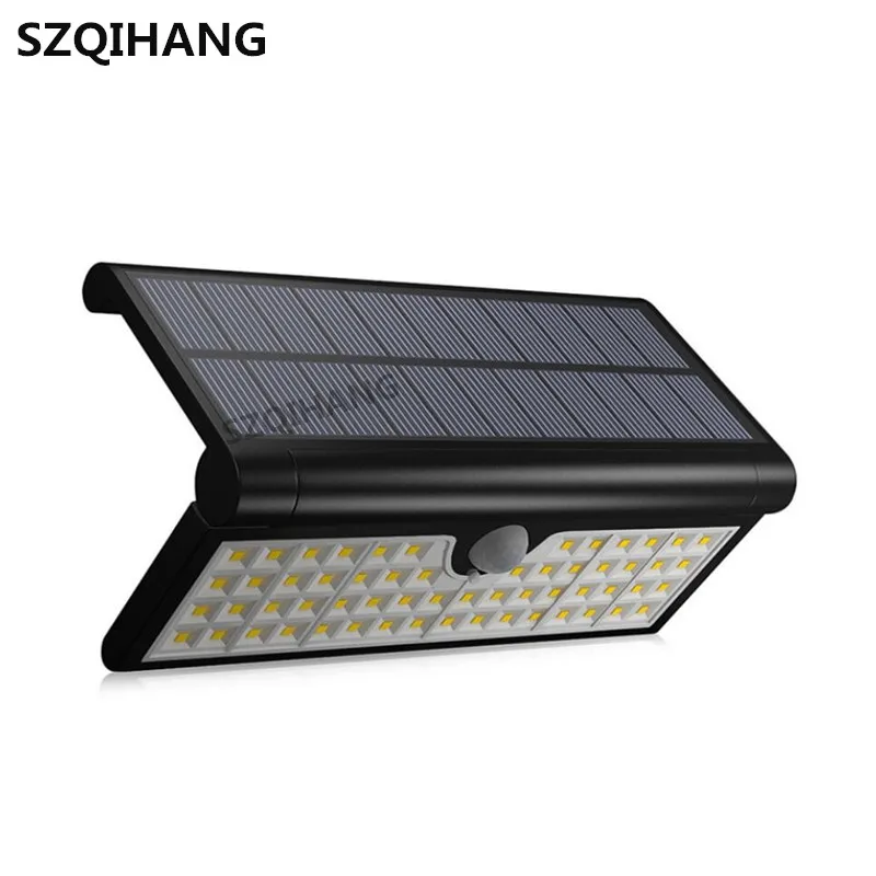 1PCS Outdoor Waterproof Wall Lamp Solar Lamp PIR Motion Sensor Street Light Energy Saving Wall Yard Lamp Garden Decoration Lamp.