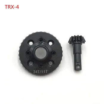 

1:10 Traxxas TRX4 RC Model Vehicle Machined Overdrive Ring & Pinion Gear (11/34T) Gear Parts fits high power ESC/motor systems