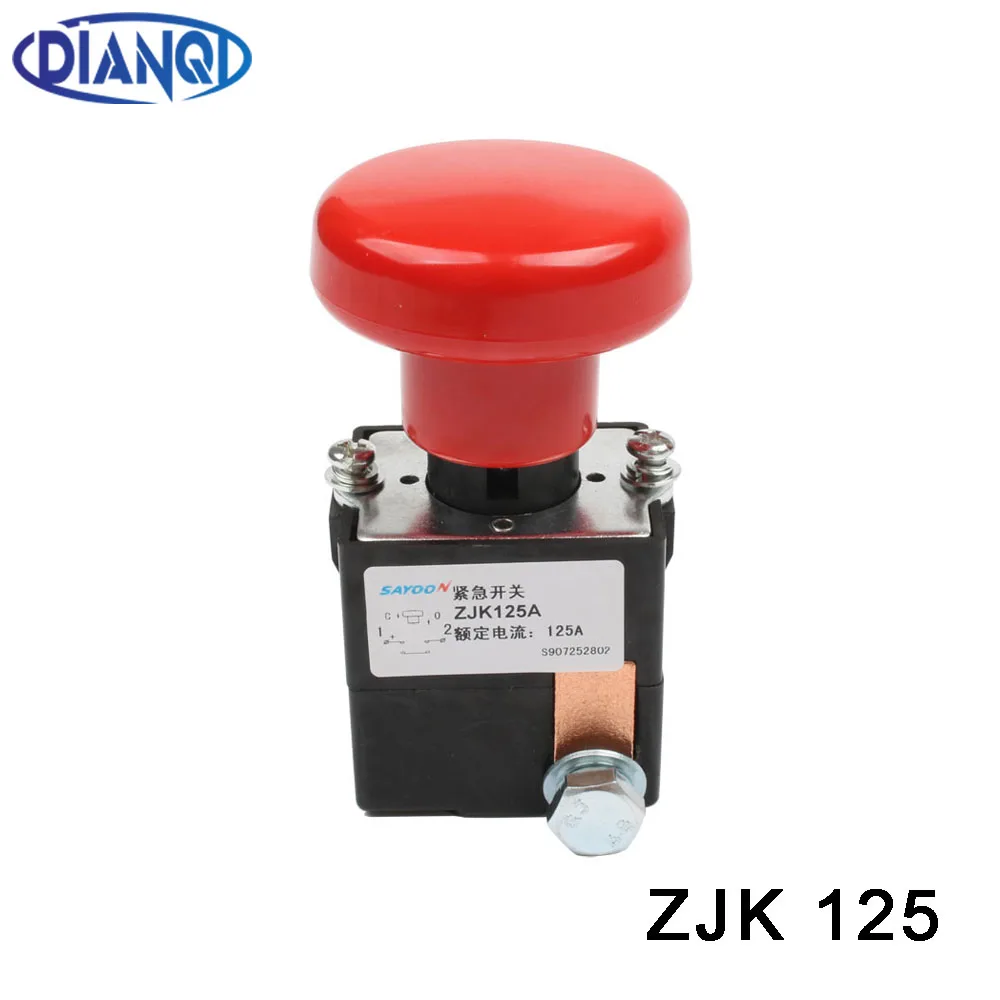 ZJK125 (ED125) аварийный отключение переключатель кнопочный переключатель 125A 80 в DC для автомобиля автомобиль