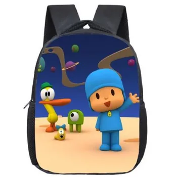 

POCOYO Elly Pato Loula Backpack Students School Bags Boys Girls Daily Backpacks Children Bag Kids Best Gift Backpack