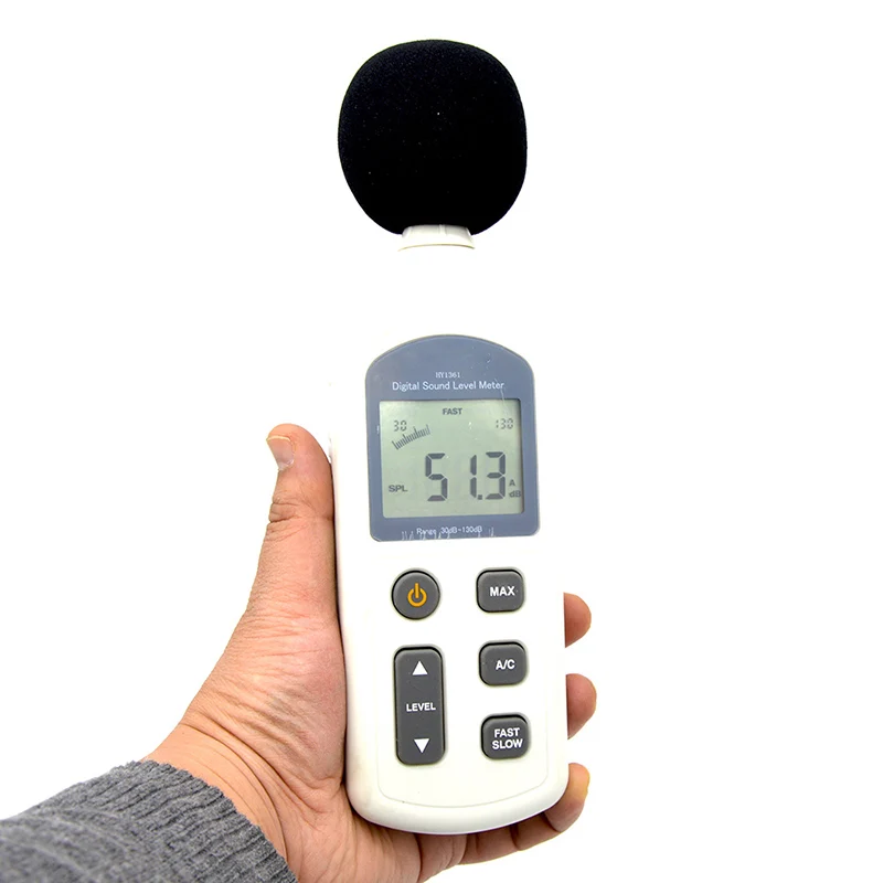

Digital Sound Level Meter Pressure Tester 30-130dB USB Noise Measurement Tool DNJ998