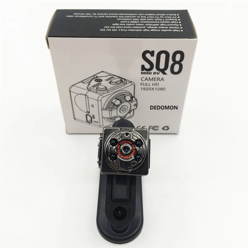 Автомобильный мини видеорегистратор SQ8 камера HD 1080P ночного видения видеокамера