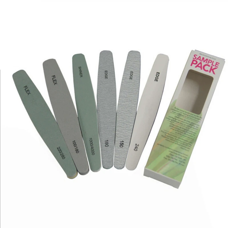 Hot 6 Pcs Professional Nail Art Tool Nail File Pedicure Manicure Nail Polish Files Beauty Tools