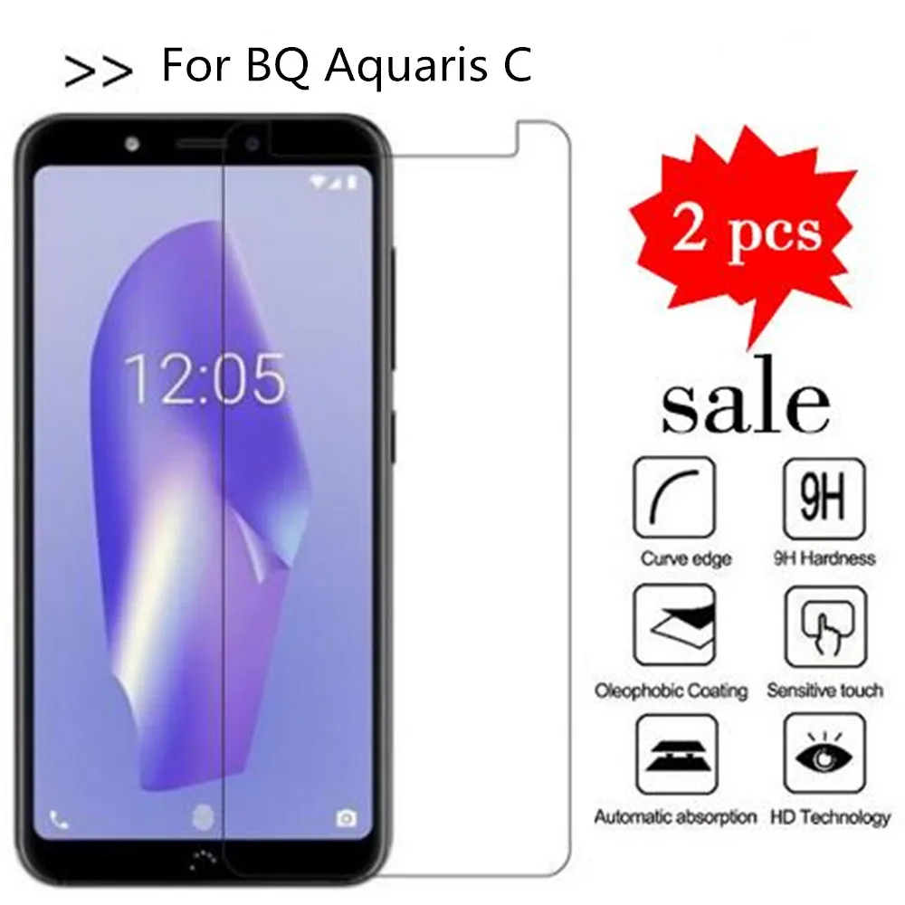 

Tempered Glass For BQ Aquaris C Screen Protector Premiun Phone Protection Film Case For BQ Aquaris C Tempered Glass