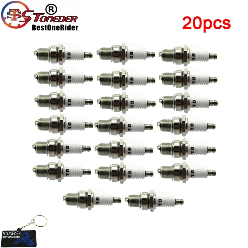 Свеча зажигания STONEDER F7TC для Honda GX120 GX160 GX200 GX240 GX270 GX340 GX390 генератор газонокосилка