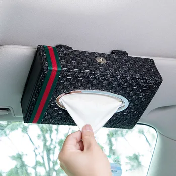 

Car Interior Tissue Napking Box 1PCS Fashionable Design Decoration Accessories Tissue Napking Holder