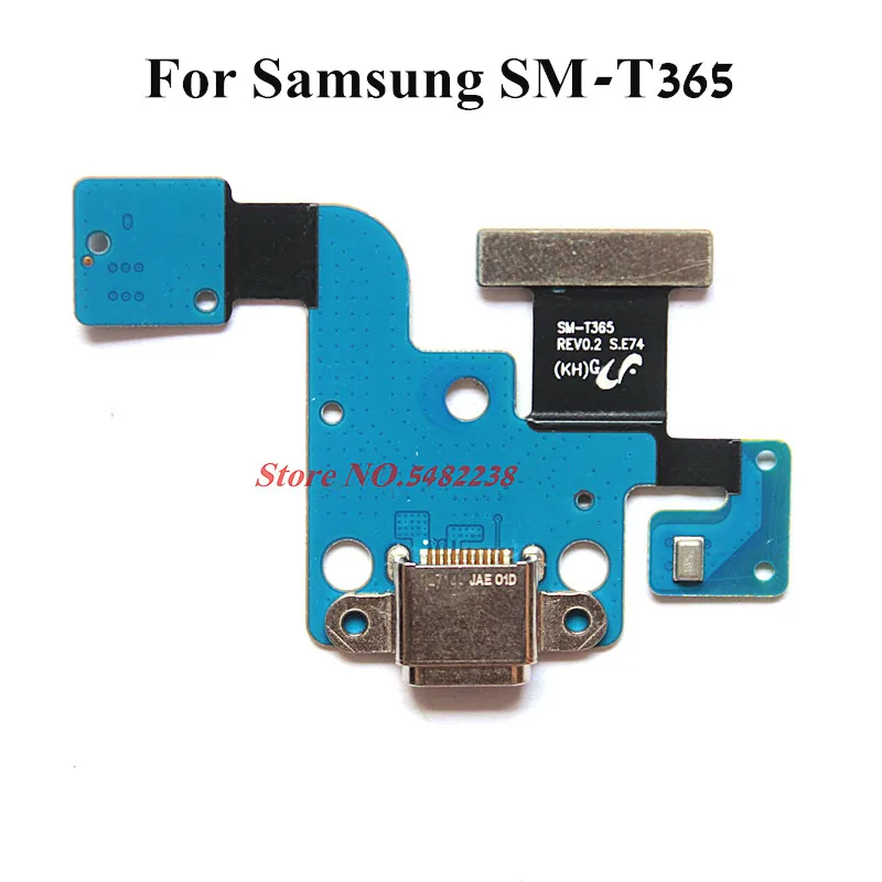 

10 pcs/Lot Original USB Charging Dock Port Flex cable For Samsung T365 SM-T365 Charger plug board With Microphone Replacement
