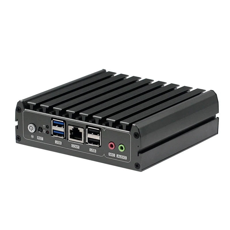 

Chatreey J4 Fanless mini pc intel Quad core J3455 N4200 Dual Lan port HDMI VGA desktop computer windows7/10 linux thin client