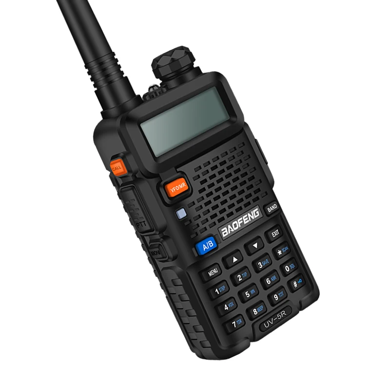 BaoFeng Walkie Talkie UV-5R двухдиапазонное двухстороннее радио 128CH 5 Вт VHF UHF 136-174 МГц и 400-520 МГц для охотничьих радиоприемников