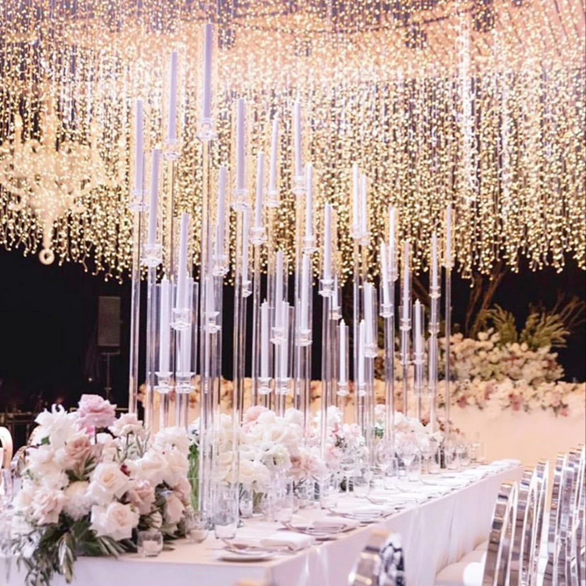 

10 шт.) горячая Распродажа, прозрачный акриловый Настольный держатель для свечи, фотография AB0358