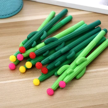 

AAAJ-Cactus Gel Pen Plant Black Pen Office Pen Student Stationery