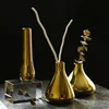 Ceramic Vase for Dried Flower, Small Bottle, Table Decoration, Arrange Flowers, Film Props, Gold Charger, Luxury 4