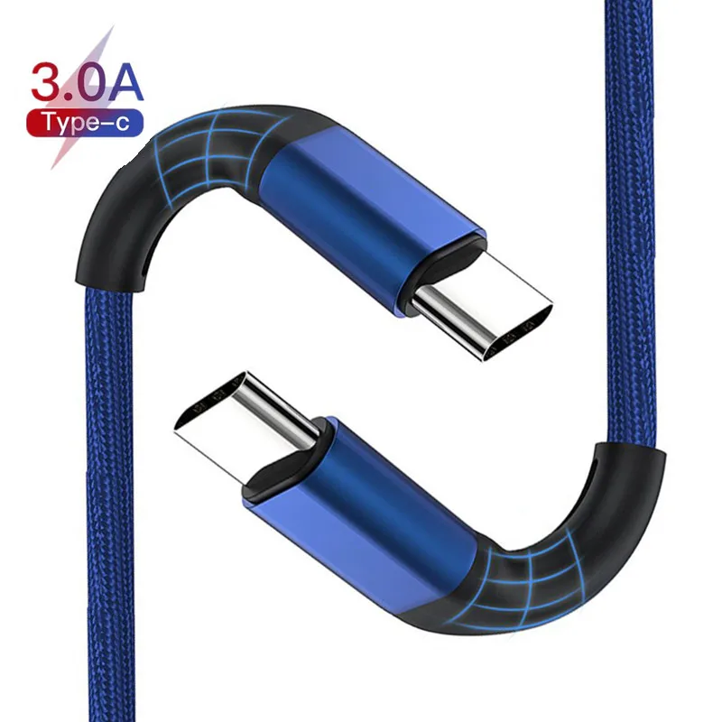 Nylon Braided Bendable Joint 3A USB Cable-0