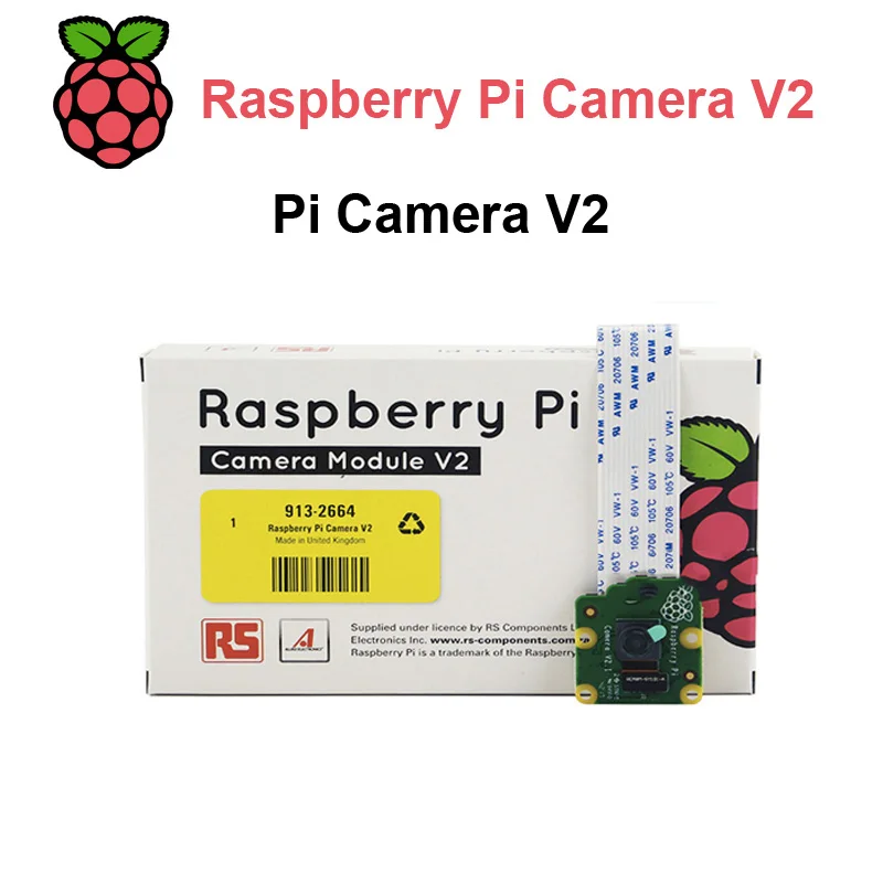 Модуль камеры Raspberry Pi V2-8MP 1080P30/Raspberry Pi NoIR модуль камеры V2-8MP 1080P30 поддержка Raspberry Pi 3b, 3b+, 4b - Цвет: Pi Camera V2
