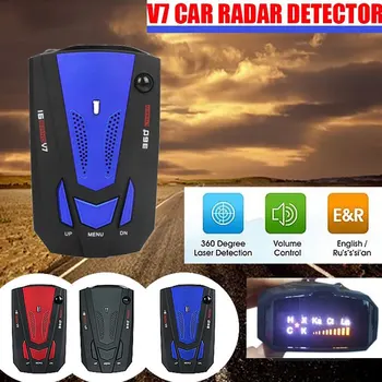 

Universal Velocity Radar Vehicle Radar Advanced Car Radar Security Protection Monitor Alarm System V7 LCD Display Dropshipping