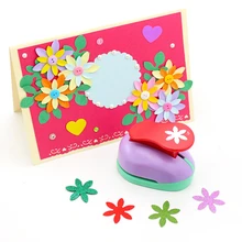 

Flower Furador DIY Paper Cut Foam Maker Puncher Scrapbooking Labor Saving For Kid Hole Punch Embossing Figure 2.5CM Handmade